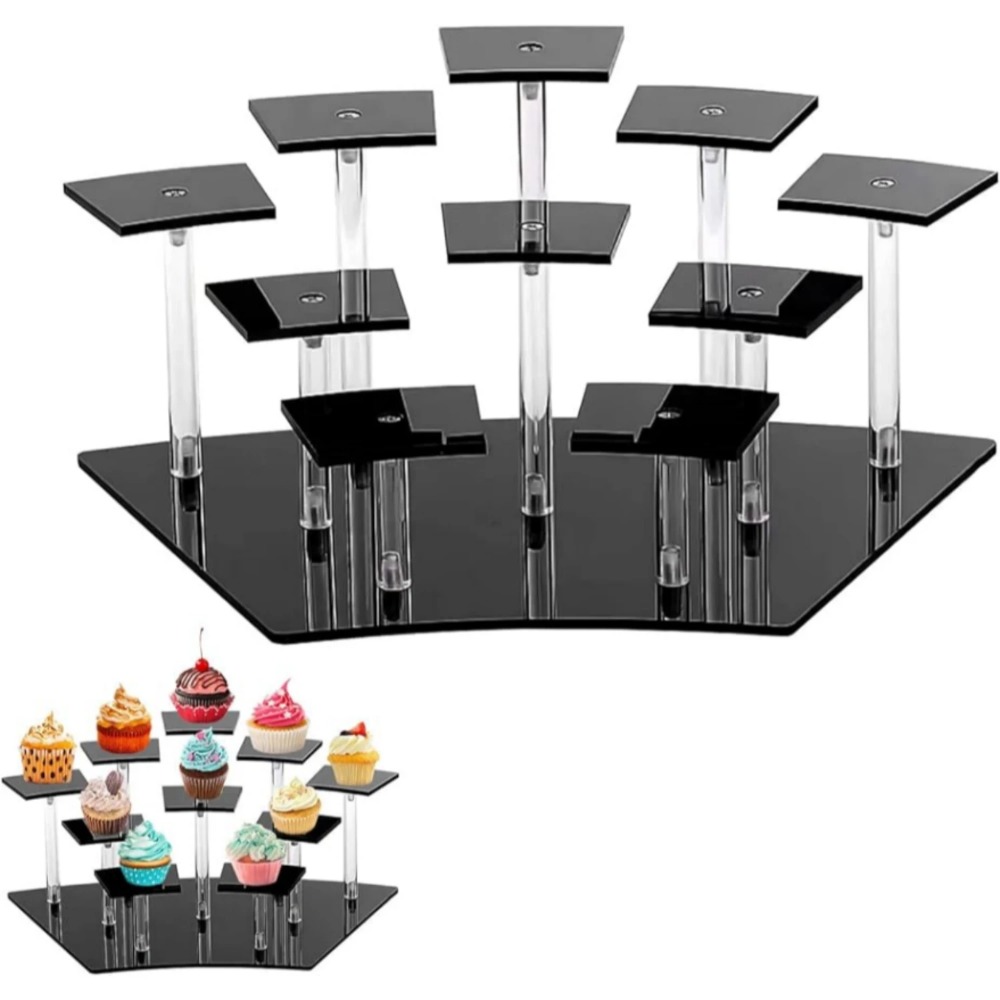 Action Figure Stand - 8/10 Tier Acrylic Display Riser Shlef