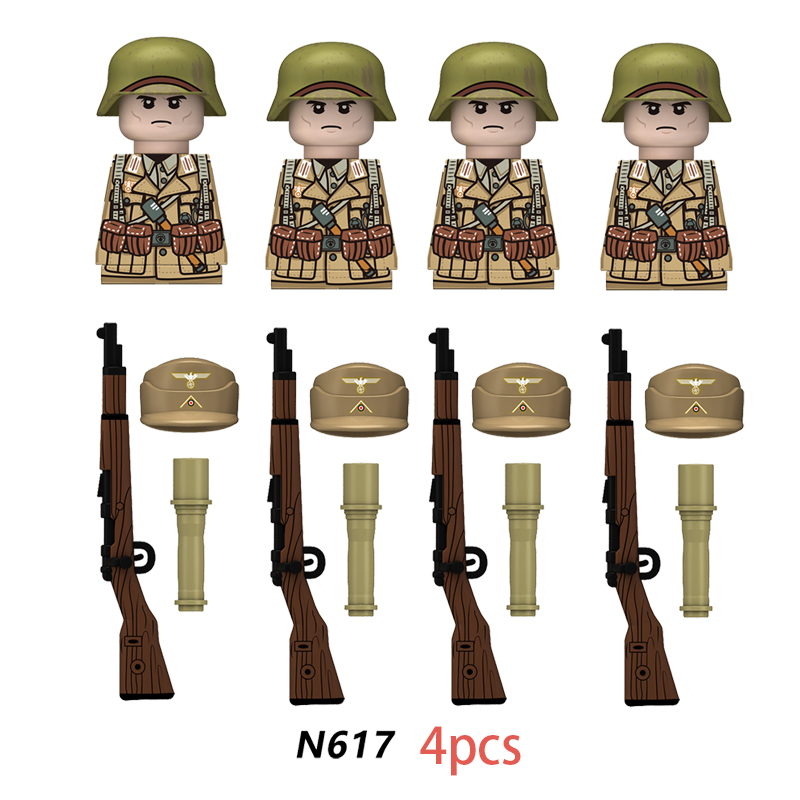 Lego Minifigure Holder - HOT Military Figures Building Blocks War