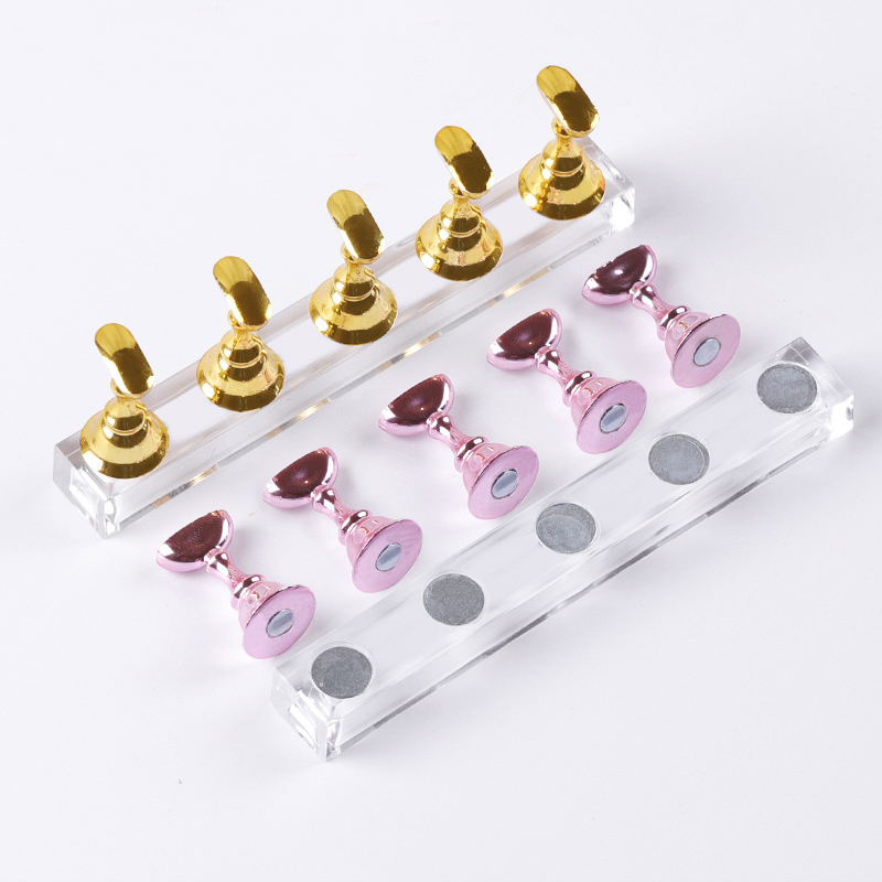 Figma Stand Set - 5/30pcs/Set Magnetic Nail Holder False Nail
