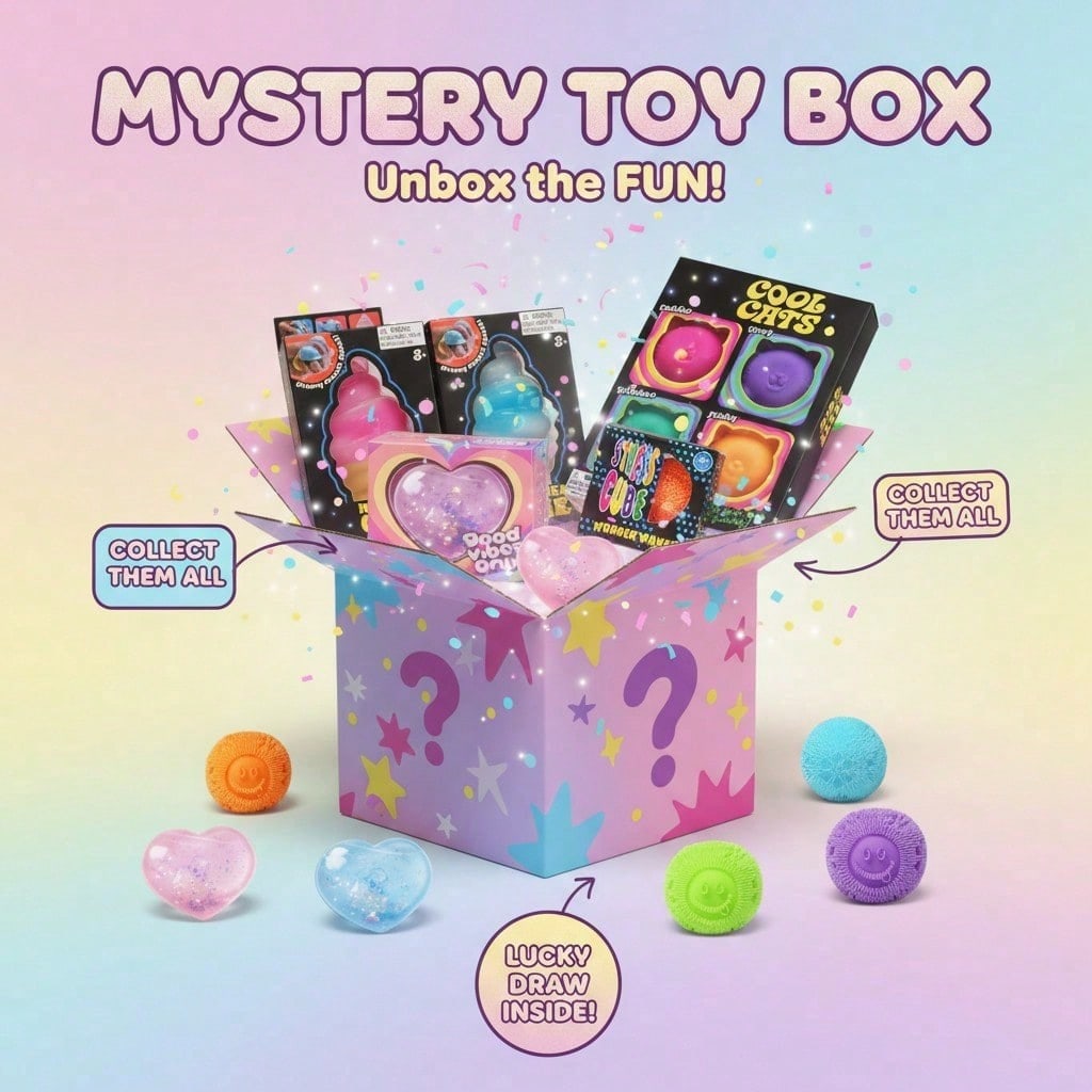 100+Pcs Sensory Squishy Blind  - Mystery Box Blind Bag review and price
