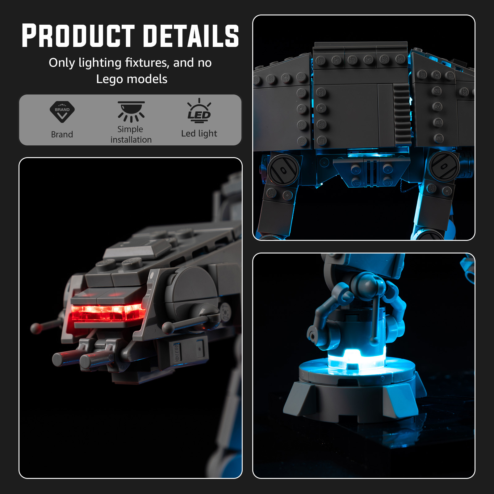LED Light Set Suitable for Leg - Lego Set Technic review and price