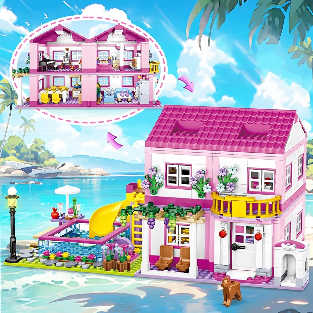 Friends City House Summer Holi - Lego Set Creator review and price