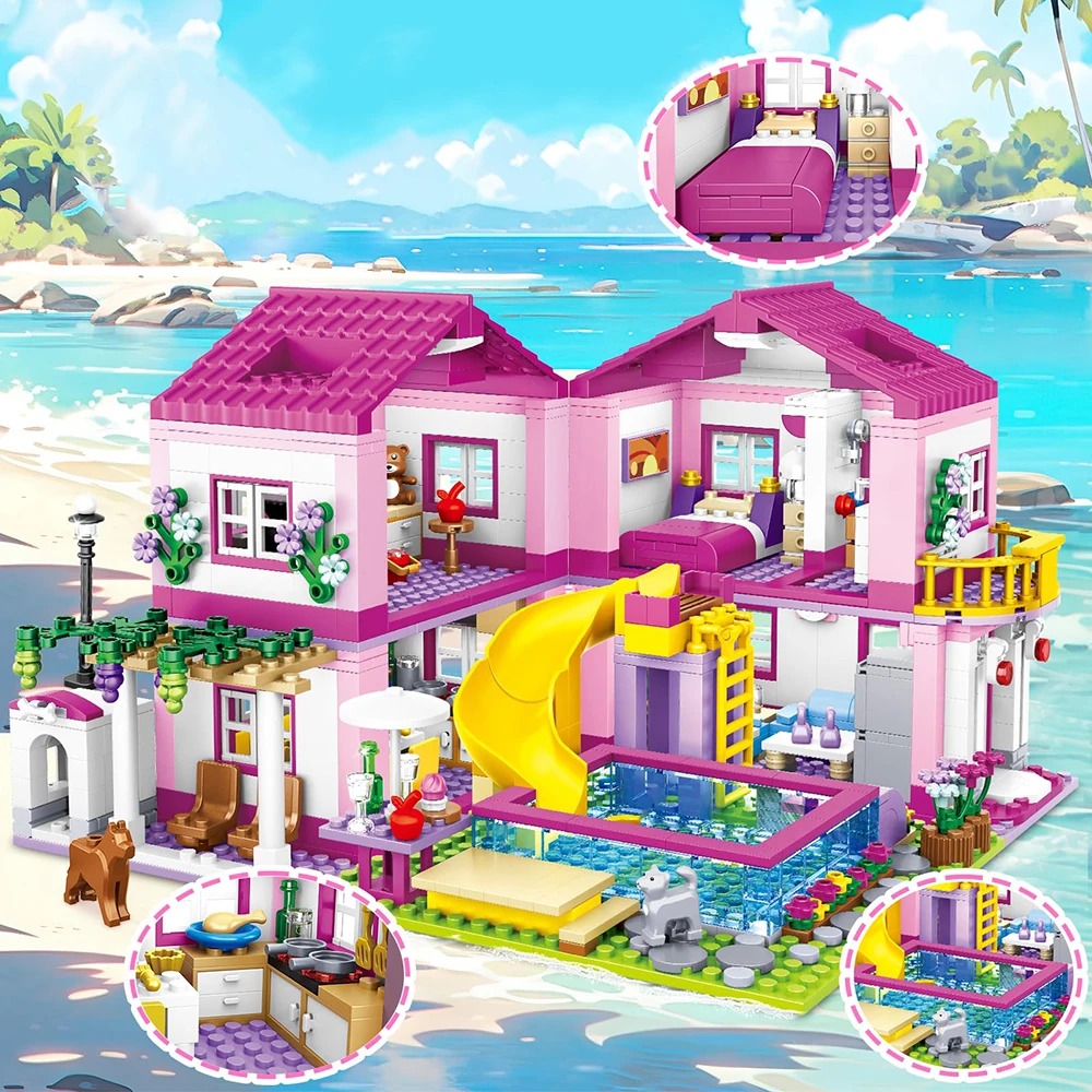 Friends City House Summer Holi - Lego Set Creator review and price