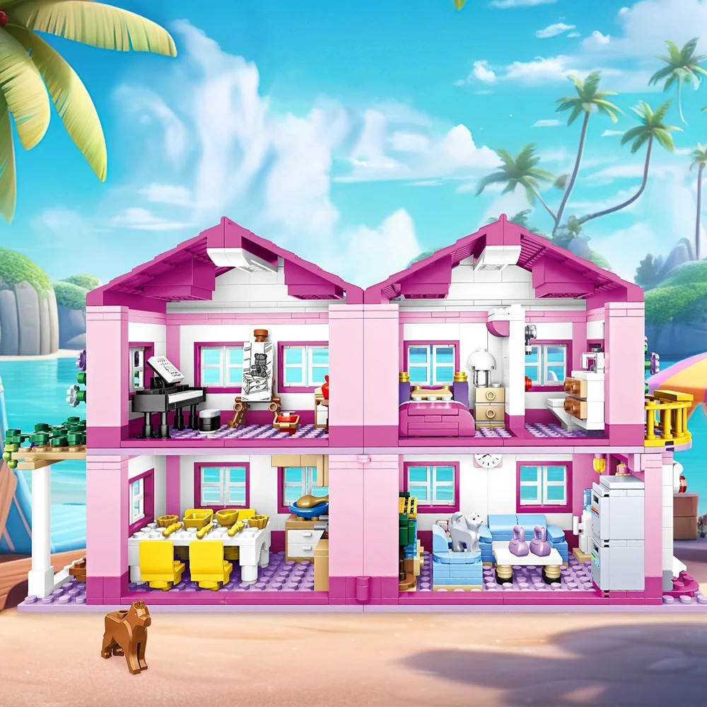 Friends City House Summer Holi - Lego Set Creator review and price