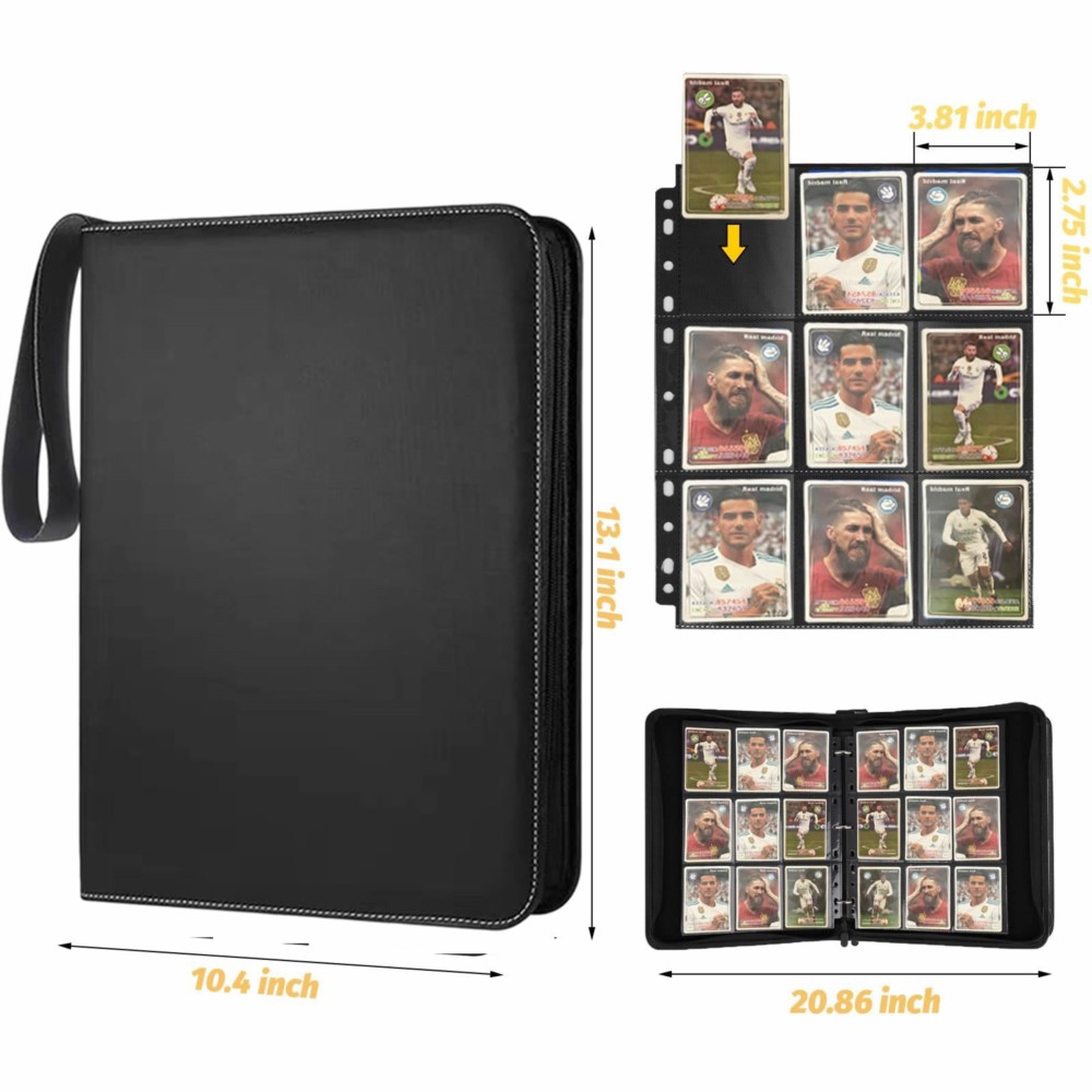 Card Binder 9 Pocket Double Si - Trading Card Binder review and price