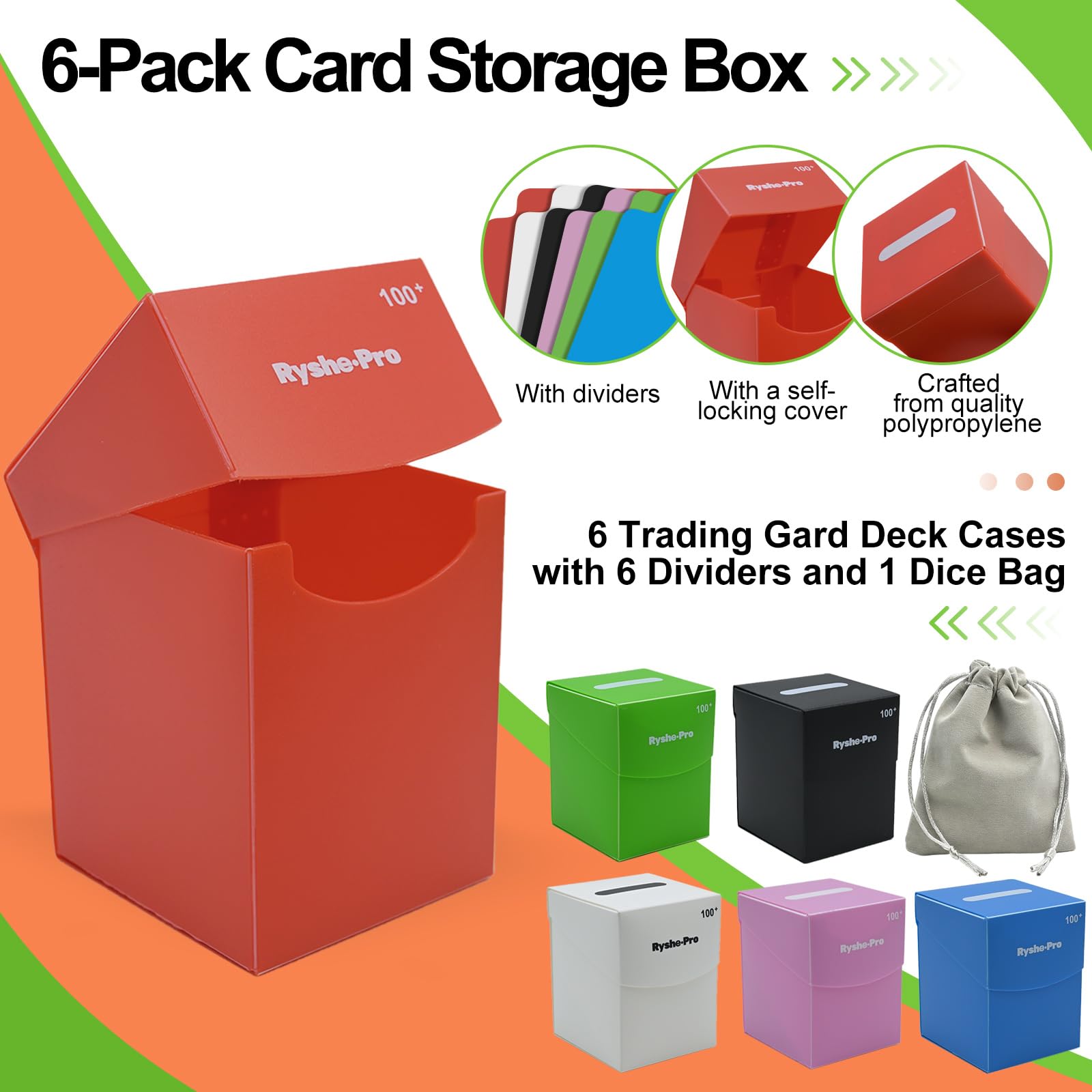 TCG Deck Box for 100+ Cards Co - Trading Card Binder review and price